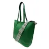 Womens Dark Green Aphrodite Leather Handbag by Jacket Field