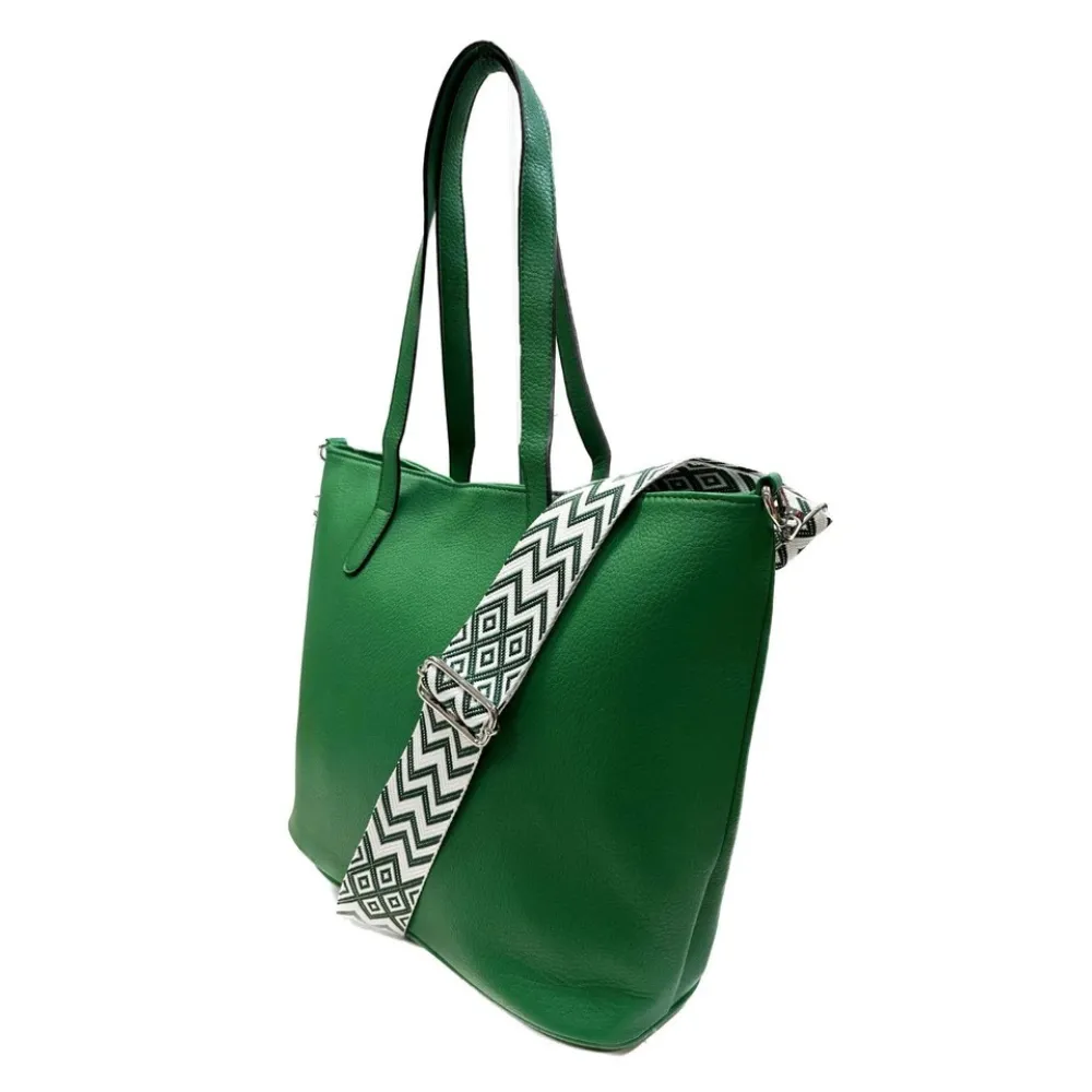 Womens Dark Green Aphrodite Leather Handbag by Jacket Field