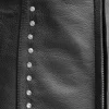 Women’s Leather Motorcycle Vest Studded Diamond Cowhide by Jacket Field