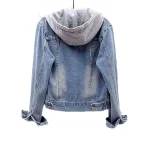 Womens Light Blue Denim Jacket by Jacket Field