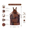 The Nick Woodworking Leather Apron by Jacket Field