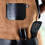 The Grill Master – BBQ Chef Leather Apron by Jacket Field
