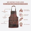 Butcher Full Grain Handmade Leather Apron by Jacket Field