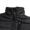 Azaria Women Black High Collar Puffer Jacket by Jacket Field