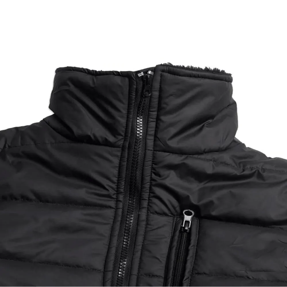 Azaria Women Black High Collar Puffer Jacket by Jacket Field
