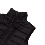 Kellie Womens Black Padded Puffer Vest by Jacket Field