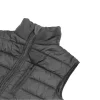 Kellie Womens Grey Puffer Vest by Jacket Field