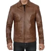 brown leather jacket, leather jacket brown colour, brown leather jacket mens, leather jacket for men brown colour, men's brown leather jacket