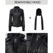 Tralee Black Leather Bomber Jacket Women by Jacket Field