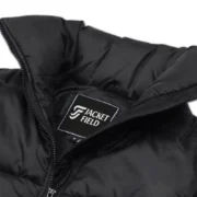 Vienna Womens Black Gilet Puffer Vest by Jacket Field