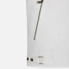 Mens Slim Fit Biker Leather White Jacket by Jacket Field