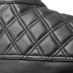 Upside Club Style Mens Black Cowhide Leather Motorcycle Vest by Jacket Field