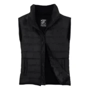 Mens Black Gilet Puffer Vest by Jacket Field