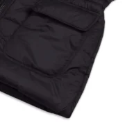 Kellie Womens Black Padded Puffer Vest by Jacket Field
