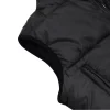 Vienna Womens Black Gilet Puffer Vest by Jacket Field