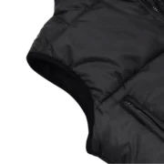 Vienna Womens Black Gilet Puffer Vest by Jacket Field