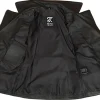 Victoria Women’s Asymmetrical Black Leather Jacket By Jacket Field