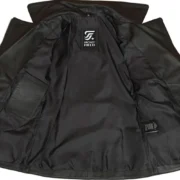 Victoria Women’s Asymmetrical Black Leather Jacket By Jacket Field