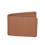Camel Plain Suede Mens Leather Wallet by Jacket Field