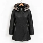 Hooded Shearling Jacket
