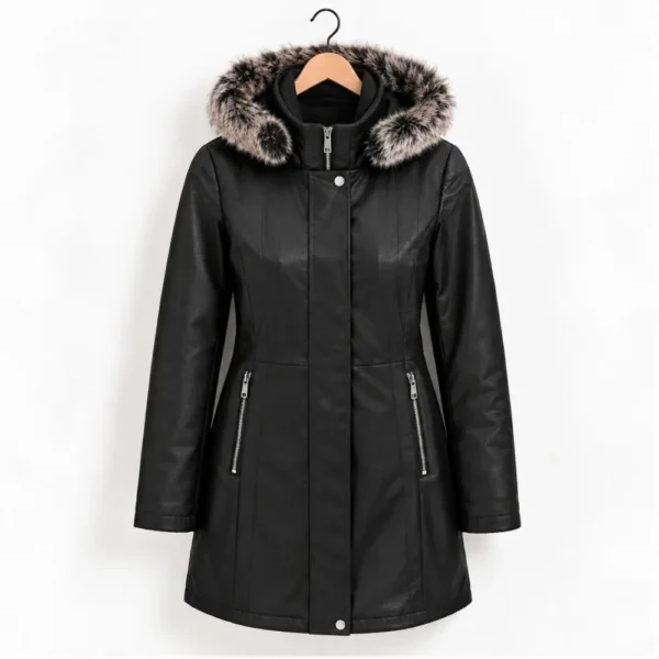 Hooded Shearling Jacket
