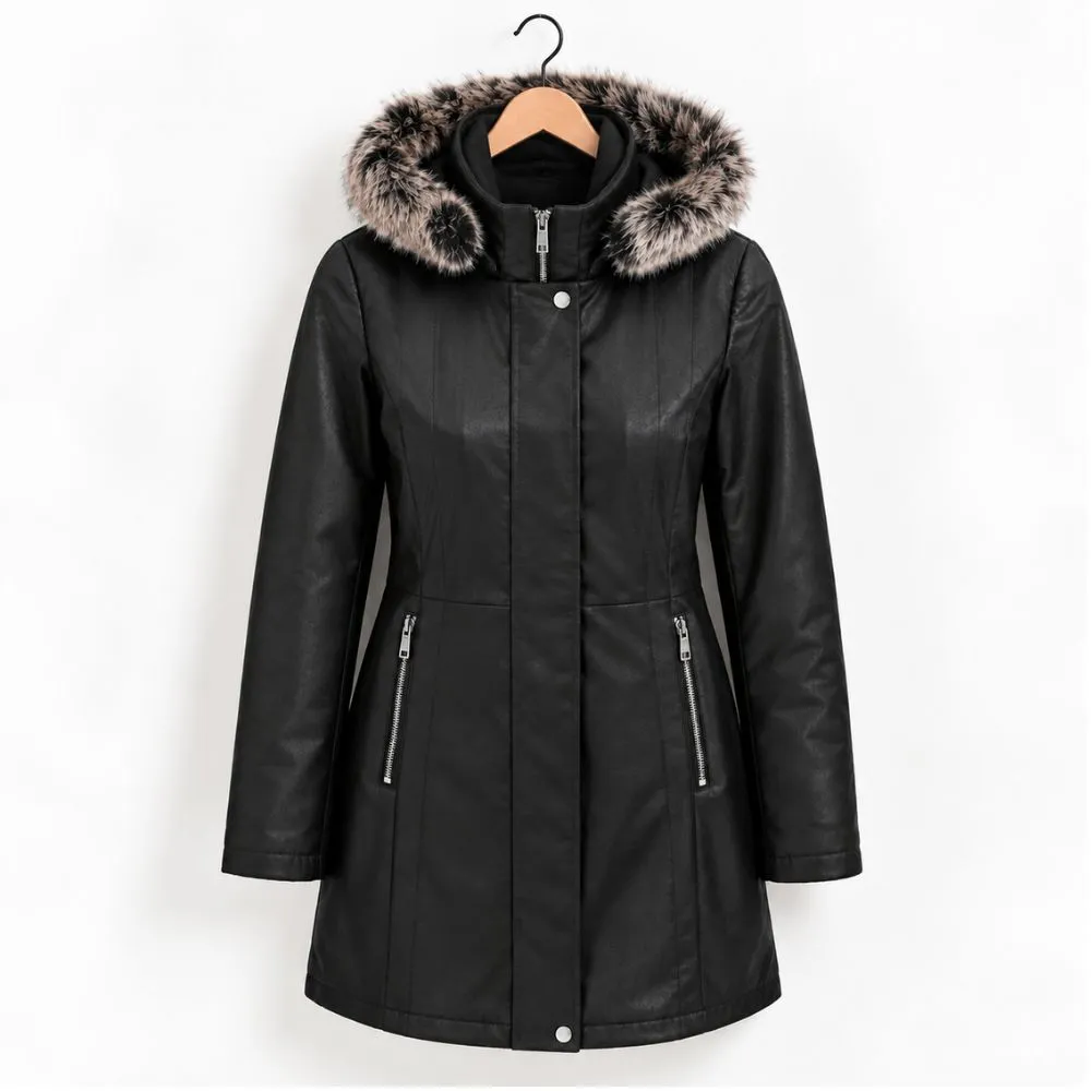 Hooded Shearling Jacket