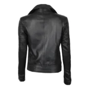 Black Lambskin Leather Womens Jacket Motorcycle by Jacket Field
