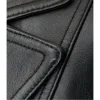 Women’s Two-Button Black Leather Jacket Blazer Real Lambskin, Semi-Formal Style By Jacket Field