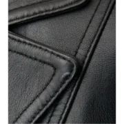 Women’s Two-Button Black Leather Jacket Blazer Real Lambskin, Semi-Formal Style By Jacket Field