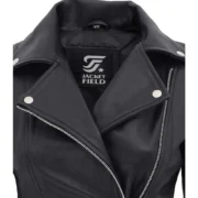 Bari Black Premium Leather Womens Jacket Motorcycle by Jacket Field