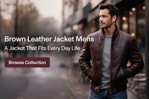 Essential Brown Leather Jacket for Men Perfect Everyday Life