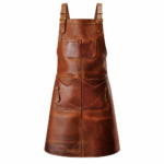 Mens Deep Brown Artisan Armor Blacksmith Crazy Horse Leather Apron