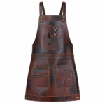 Ragnar Dark Brown Full Grain Leather Apron