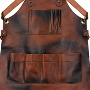 The Nick Woodworking Leather Apron by Jacket Field