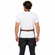 Boiardi Dark Brown Full Grain Leather Apron