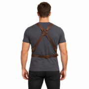 The Nick Woodworking Leather Apron by Jacket Field