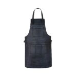 Black Wax Full Grain Leather Apron by Jacket Field
