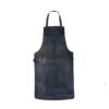 Rachel Black Full Grain Leather Apron by Jacket Field