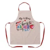 Colourful Polyester Teacher Typography Apron by Jacket Field