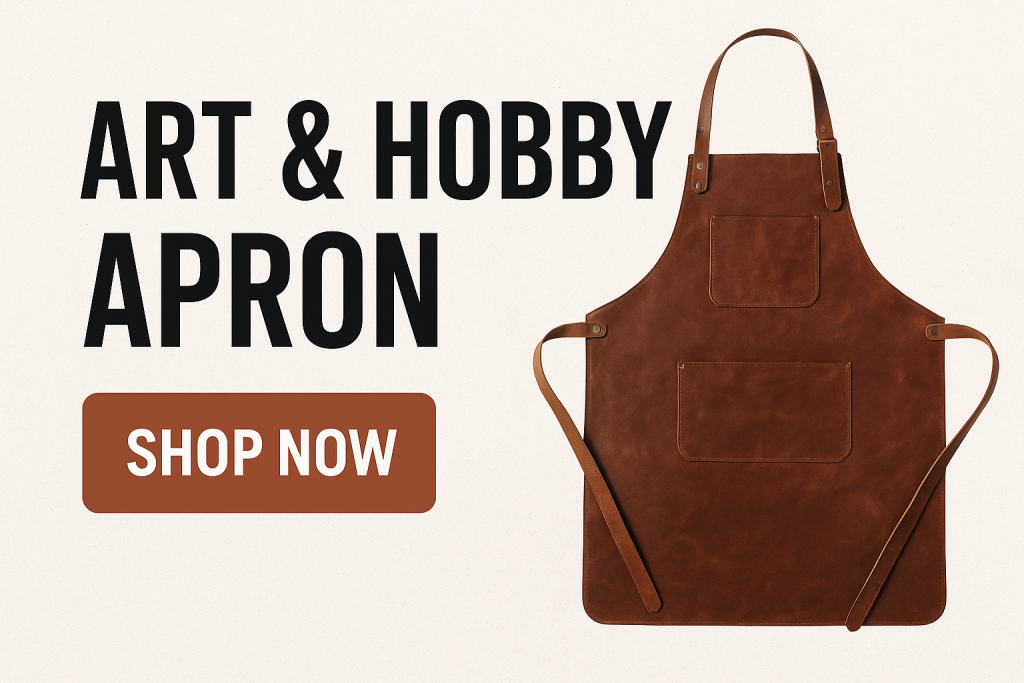 Art Apron - Art & Hobby Apron – The Ultimate Guide for Creators, Cooks & Craftsmen