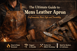 Mens Leather Apron: Craftsmanship, Style & Durability