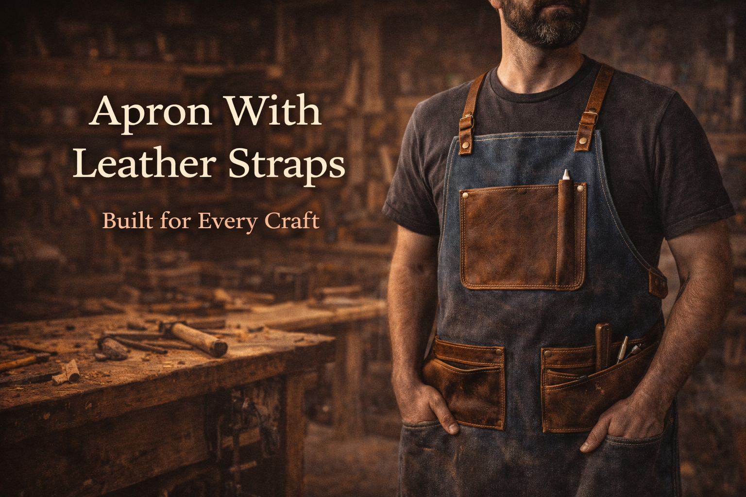 Apron with Leather Straps: Craft, Strength & Daily Work