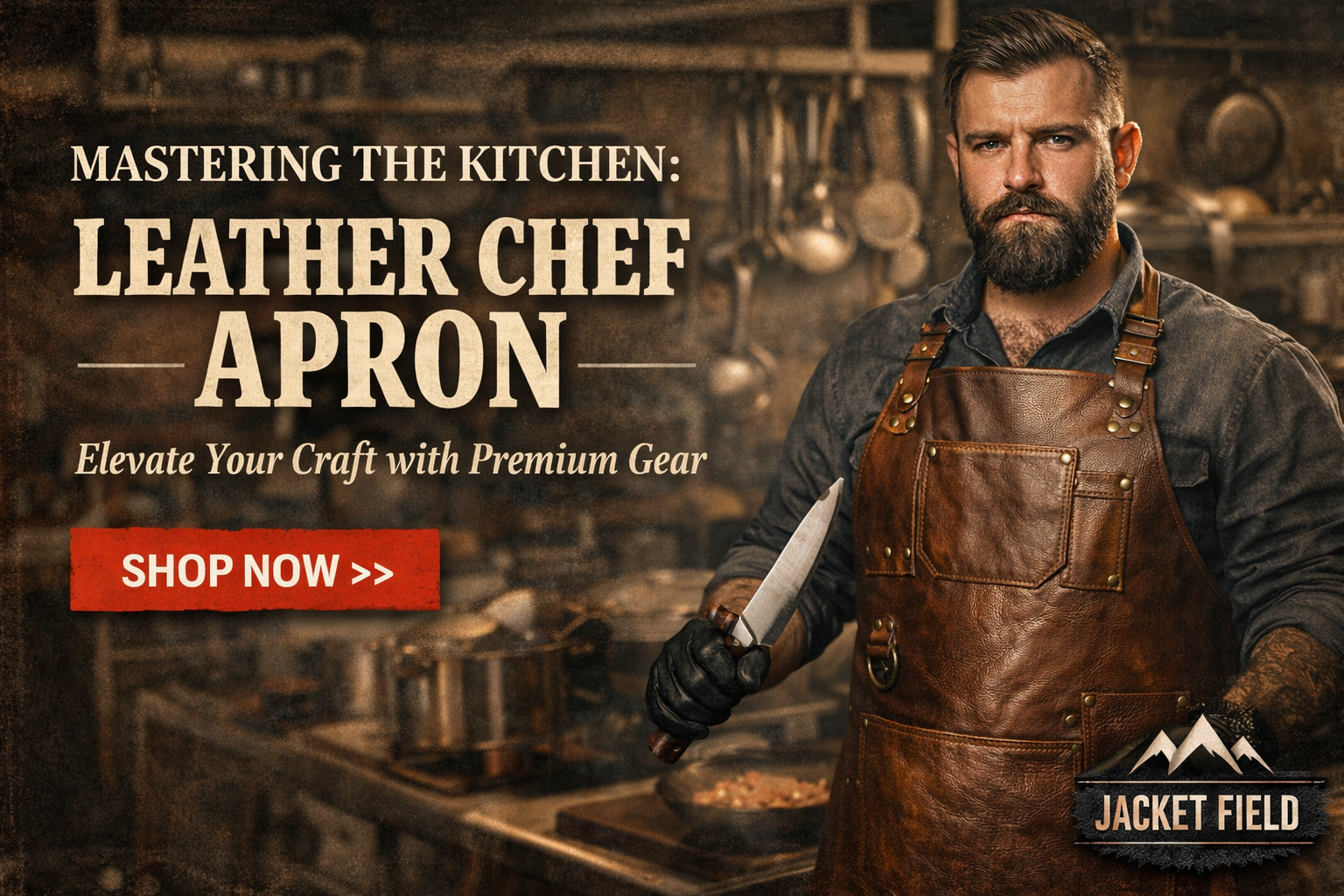 Mastering the Kitchen: Why a Professional Leather Chef Apron is the Ultimate Culinary Asset