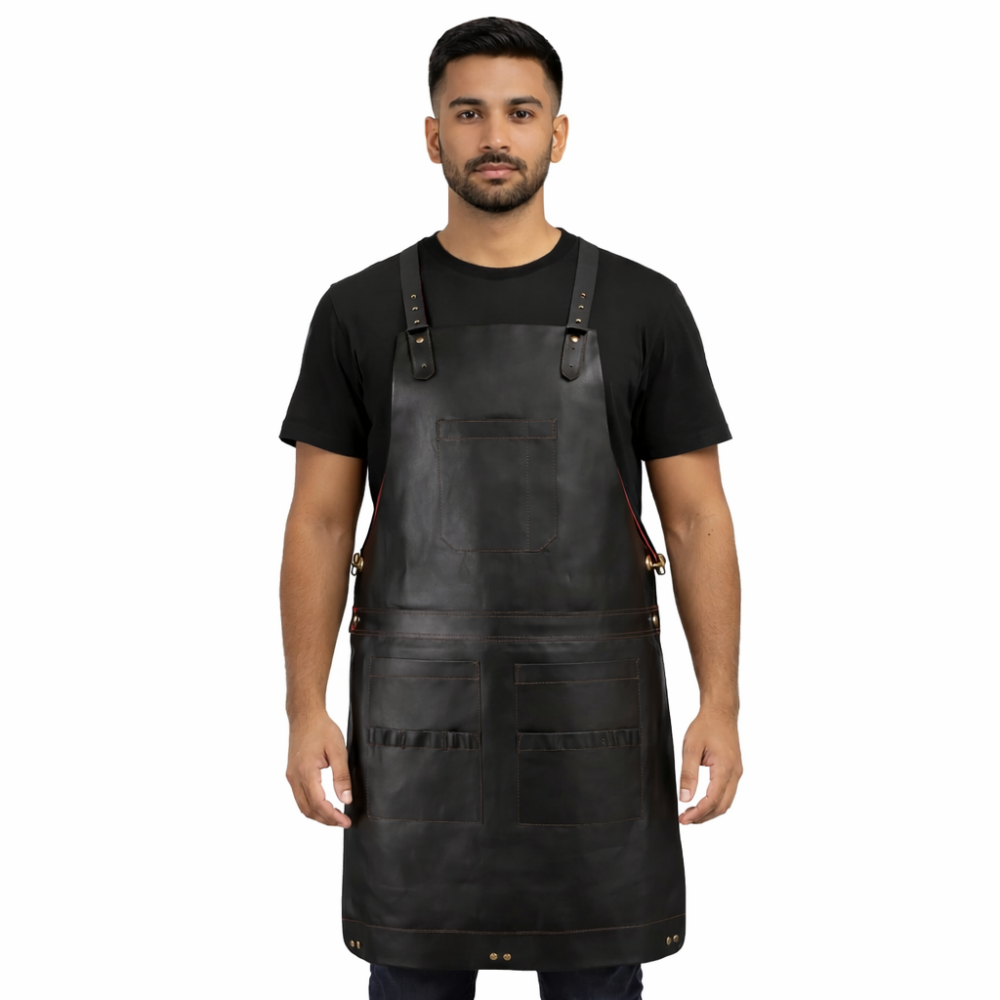 Premium BBQ & Workshop Leather Apron for Men and Women by Jacket Field