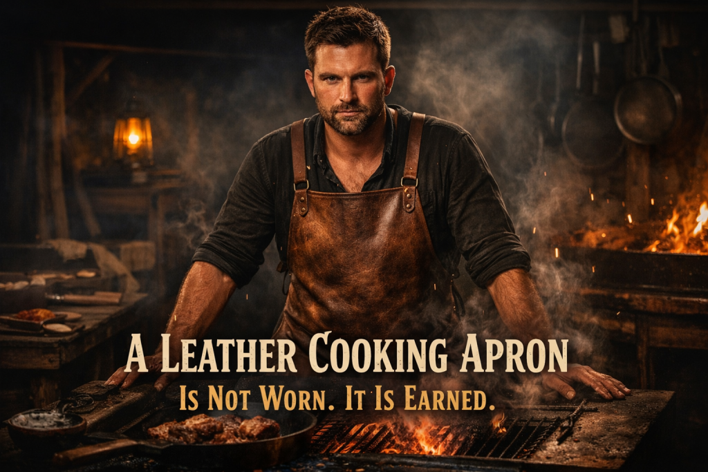 Leather Cooking Apron: A Timeless Story of Fire & Flavor