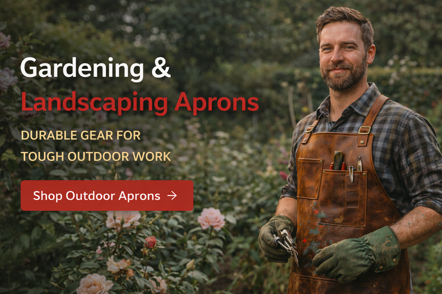 Gardening Apron for Powerful Landscaping Protection
