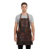 Men’s Black Crazy Horse Leather Apron by Jacket Field
