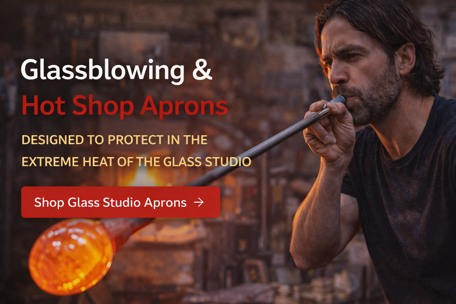 Glassblowing Apron | Ultimate Hot Shop Protection & Safety