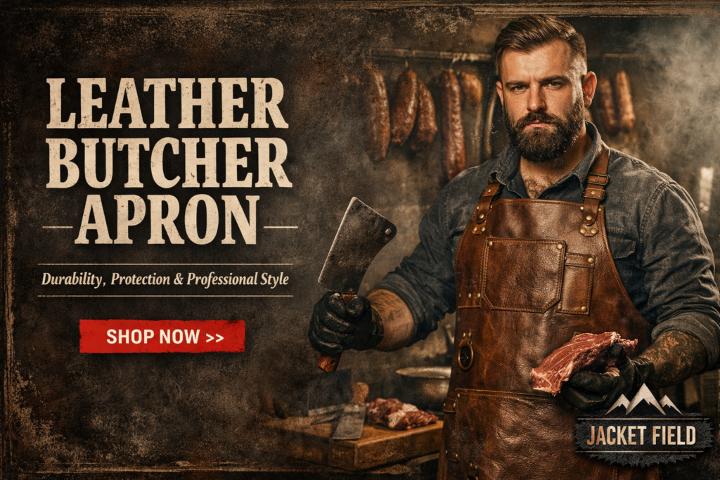Leather Butcher Apron: Ultimate Protection for Every Butcher
