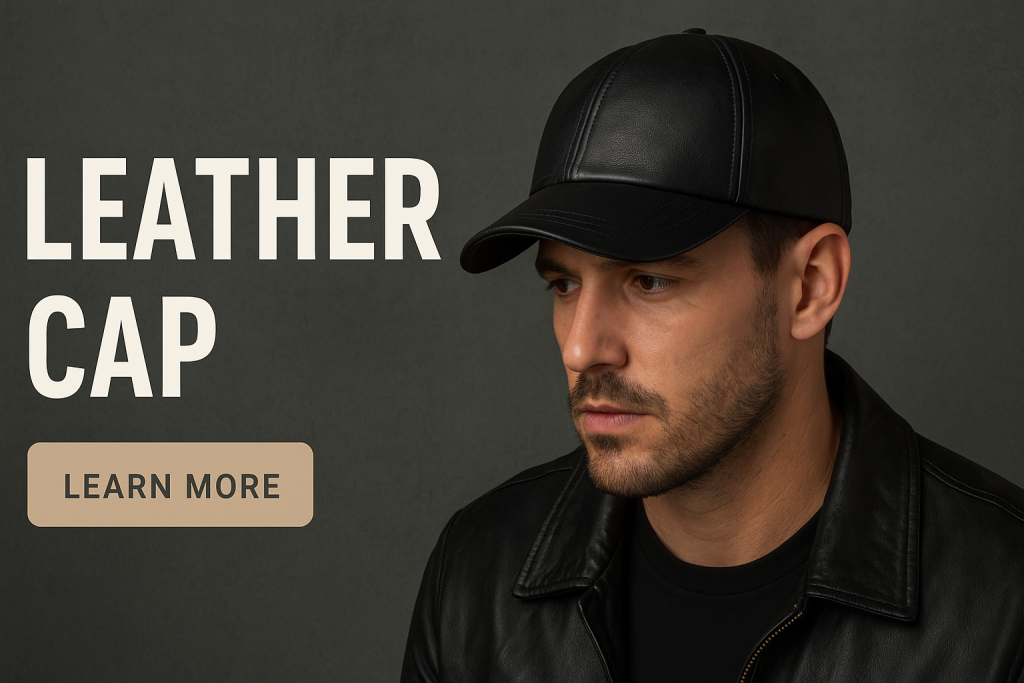 Powerful Leather Cap for Style, Durability & Attitude
